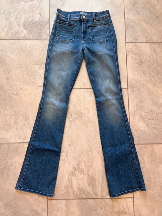 MOTHER Denim - MOTHER The Patch Slacker Flare Jeans